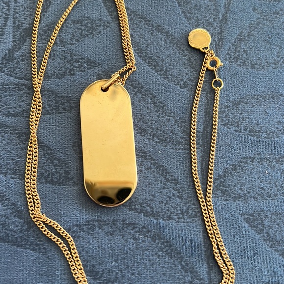 Long Marc jacobs dog tag and chain - Picture 2 of 5
